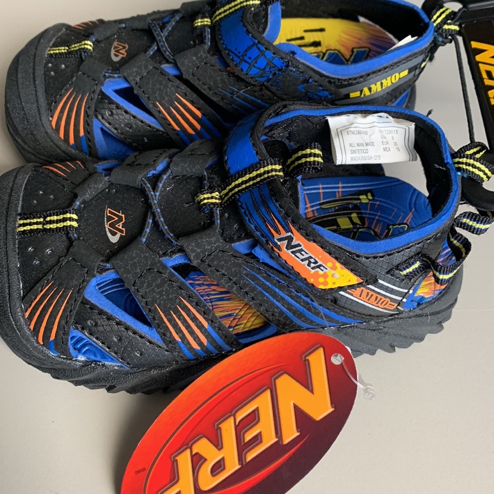 NERF Closed Toe Outdoor Sport Boys Kids Youth Toddler Hiking Water Sandals